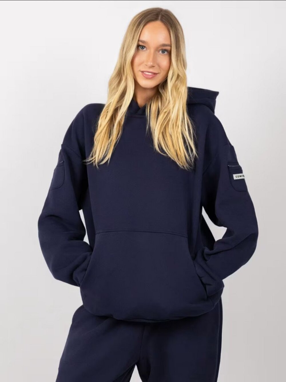 Travel Essentials Hoodie in Navy